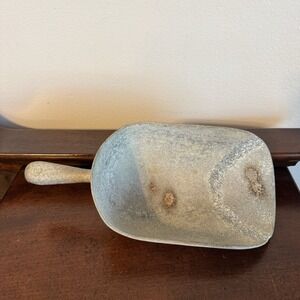 Vintage Cast Aluminum Scoop Feed, Grain, Ice, Flour, 12"x4" -  #2